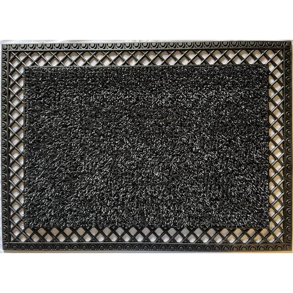 French Quarter Flint 23.5 in. x 35.5 in. Door Mat - Hercitys