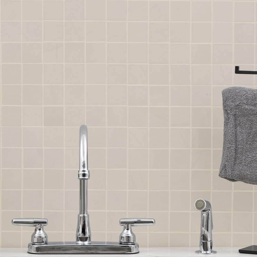 Madison Luna 2 in. Square 12 in. x 12 in. x 0.39 in. Matte Porcelain Mesh-Mounted Mosaic Tile (8 sq. ft./Case) - Hercitys