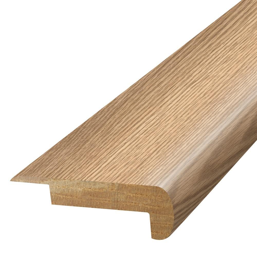 Canyon  0.75 in. T x 2.37 in. W x 78.7 in. L Textured Wood Look Laminate Moulding/Trim Stair Nose Molding - Hercitys