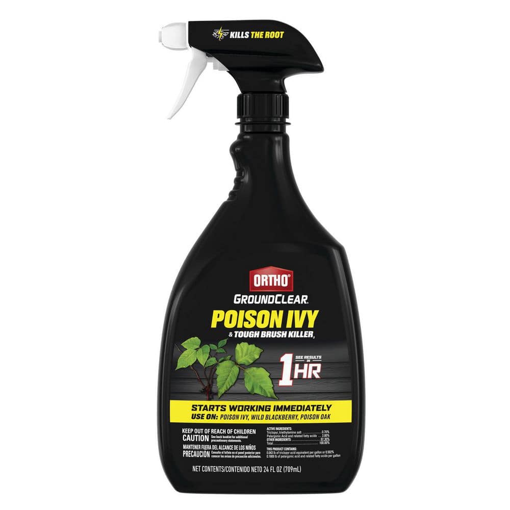 GroundClear Poison Ivy and Tough Brush Killer3,24 fl. oz. Spray Ready-To-Use Weed Killer - Hercitys
