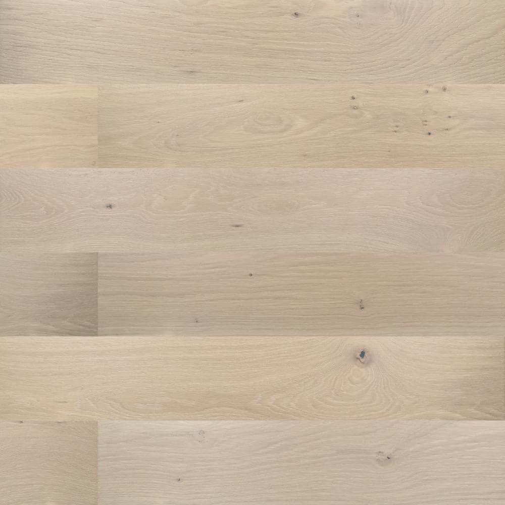 Amadeus Oak 0.28 in. x 6.5 in. Waterproof Wire Brushed Engineered Hardwood Flooring (21.67 sq. ft./case) - Hercitys
