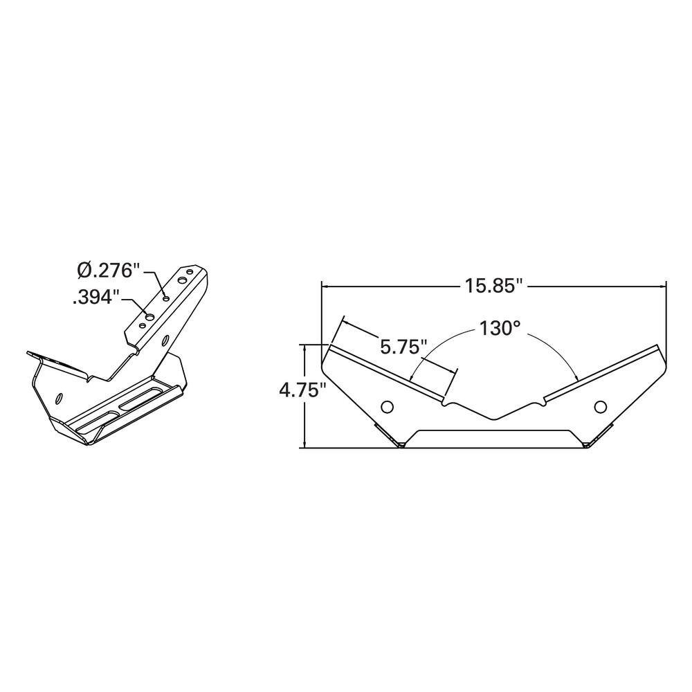 Pontoon Trailer Bunk Bracket – (Pack of 4) - Hercitys