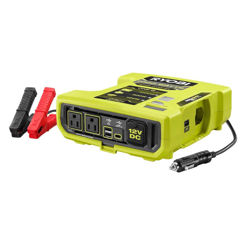 ONE+ 18V 1000-Watt Max 12-Volt Automotive Power Inverter - Hercitys