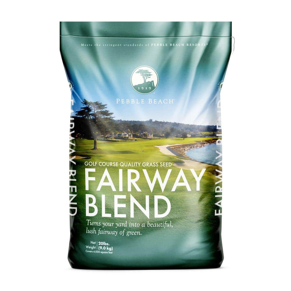 Pebble Beach Perennial Ryegrass Fairway Blend 20 lb. 4,000 sq. ft. Grass Seed - Hercitys