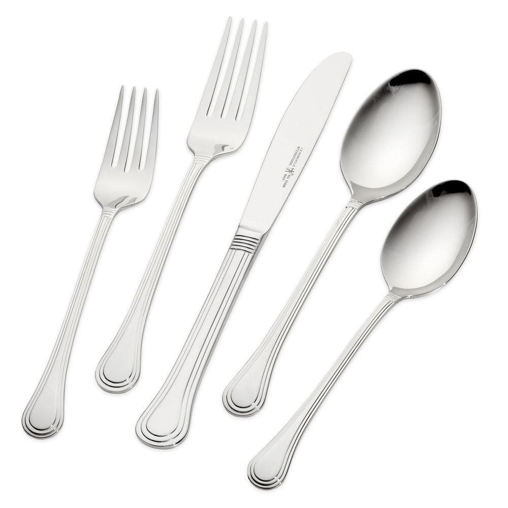 Astley 65-Piece 18/10 Stainless Steel Flatware Set (Service for 12) - Hercitys