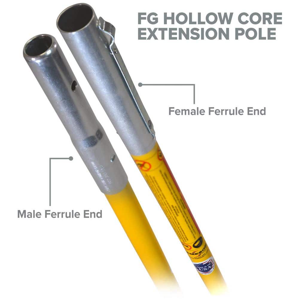 FG Series 3 to 21 ft. Fiberglass Pruner Pole System - Hercitys