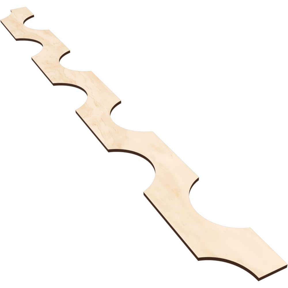 Pomeroy 47 in. H x 0.25 in. W Slatwall Panels in Birch 12-Pack - Hercitys