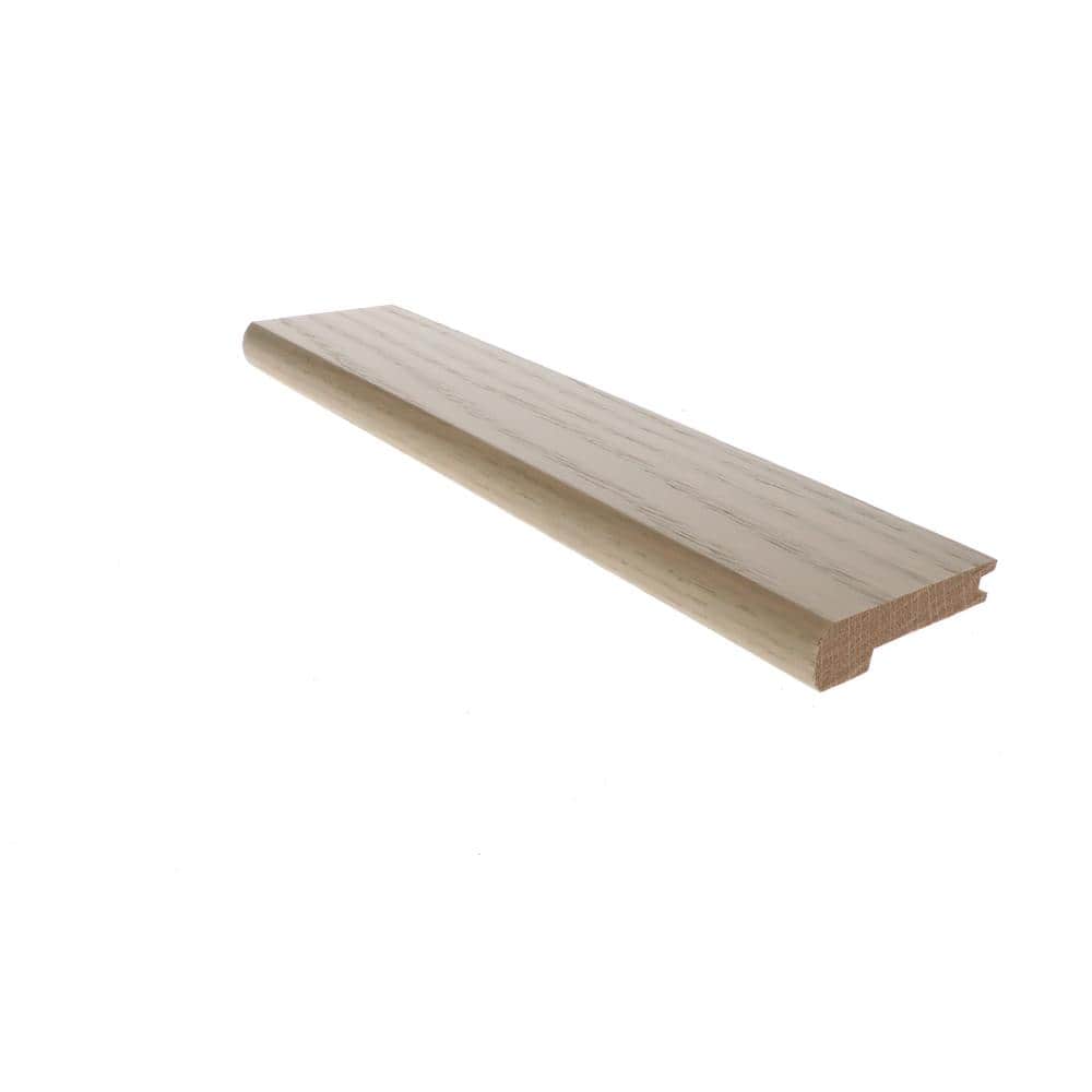 Stair Nose Oak Luka 0.75 in. T x 20.75 in. W x 78 in. L Solid Matte Hardwood Trim - Hercitys