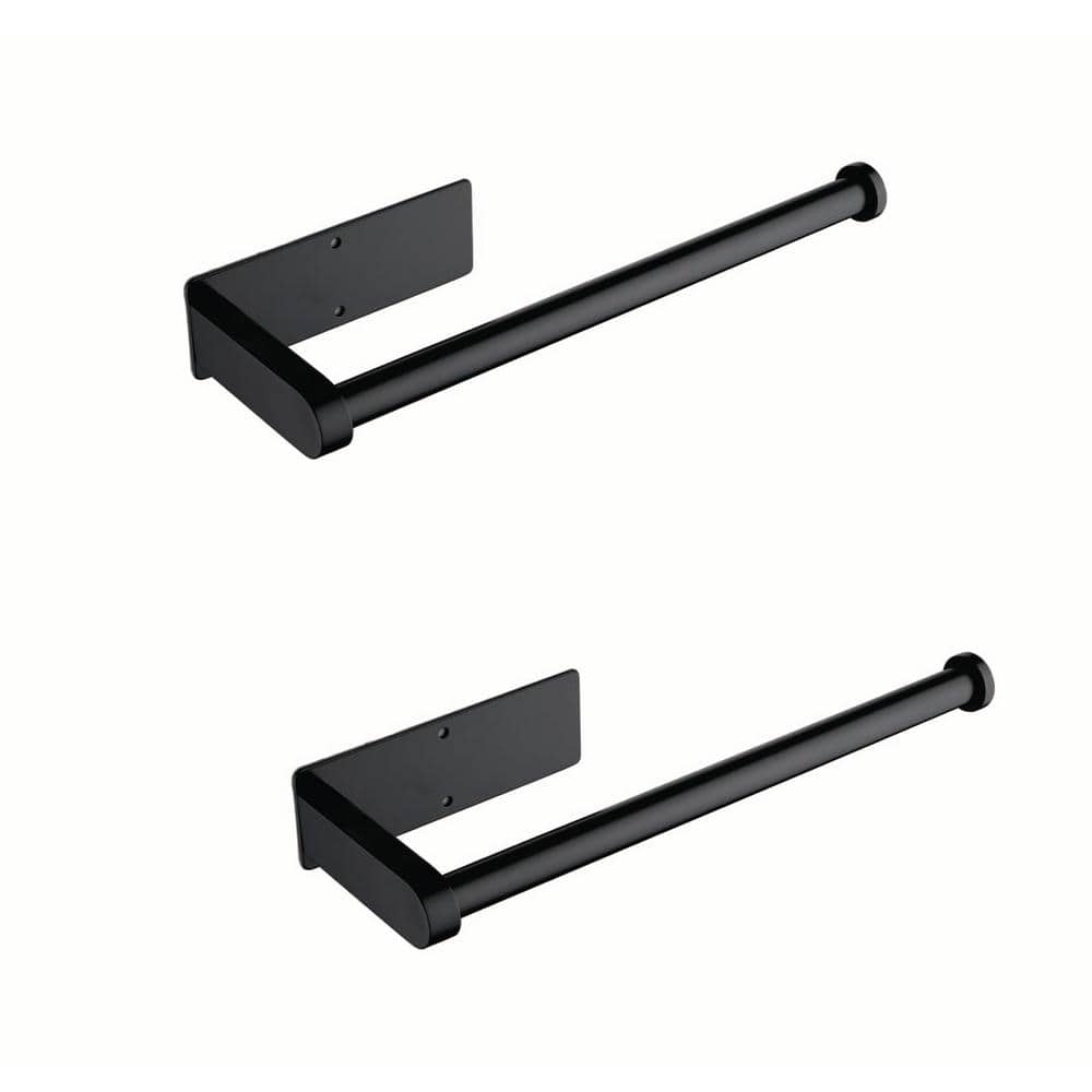 Matte Black Wall Mount Paper Towel Holder - Hercitys
