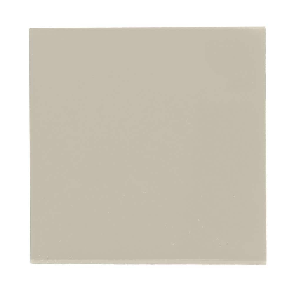 Restore Natural Gray Glossy 4-1/4 in. x 4-1/4 in. Glazed Ceramic Wall Tile (12.5 sq. ft. / case) - Hercitys