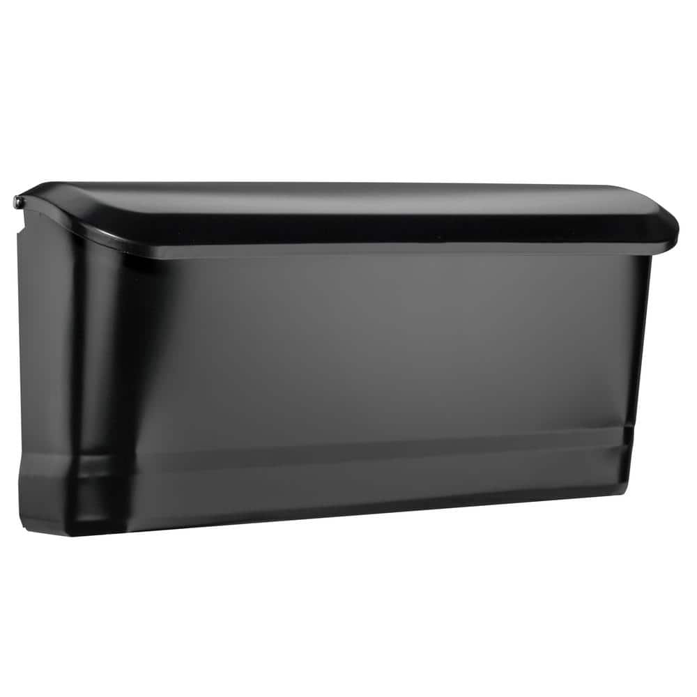 Cielo Black, Small, Steel, Wall Mount Mailbox - Hercitys
