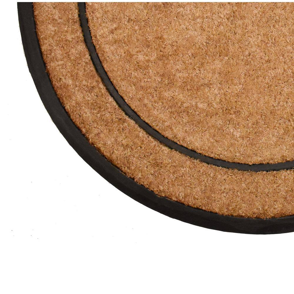 The General Half-Circle Door Mat, 24″ x 36″, Letter G - Hercitys