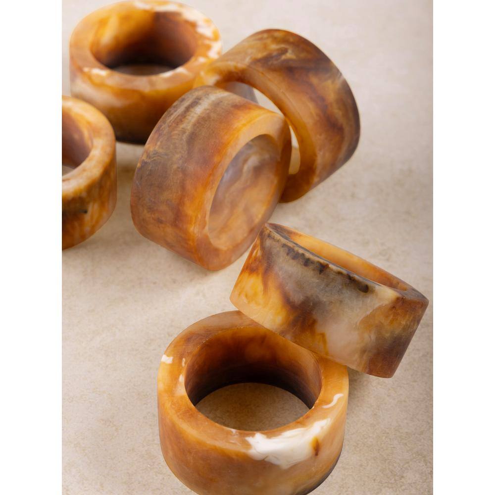 Kampai Resin Napkin Rings – 2 in. x 1 in. (Set of 6) - Hercitys