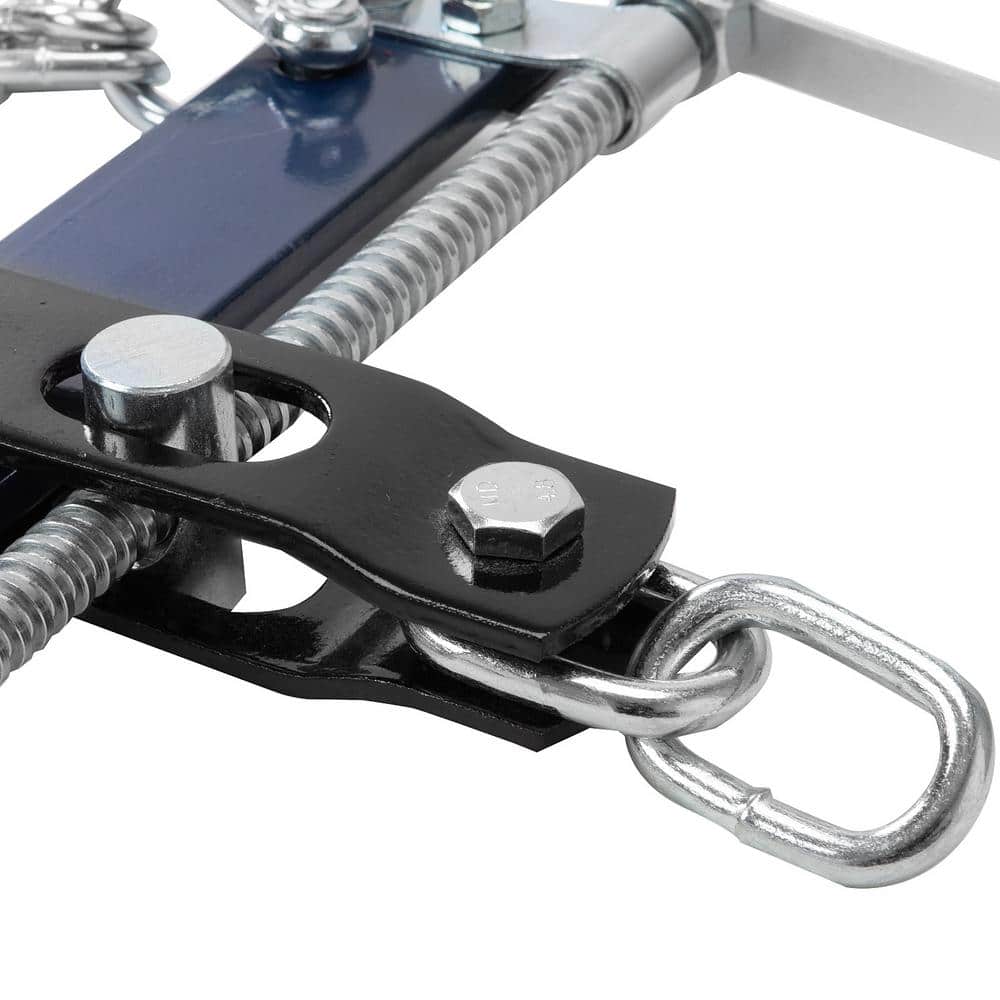 Steel 3-Position Engine Leveler with Adjustable Handle, 3/4 Ton (1,500 lbs.) Capacity, Blue - Hercitys
