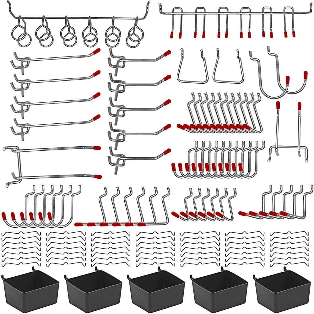 Pegboard Accessory Kit, 114-Piece - Hercitys