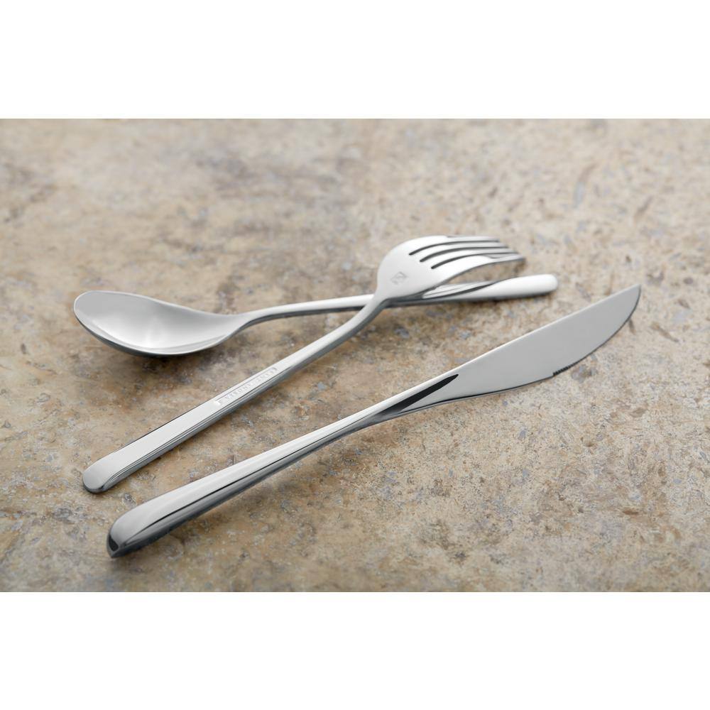 Quantum 18/10 Stainless Steel Teaspoons, European Size (Set of 12) - Hercitys