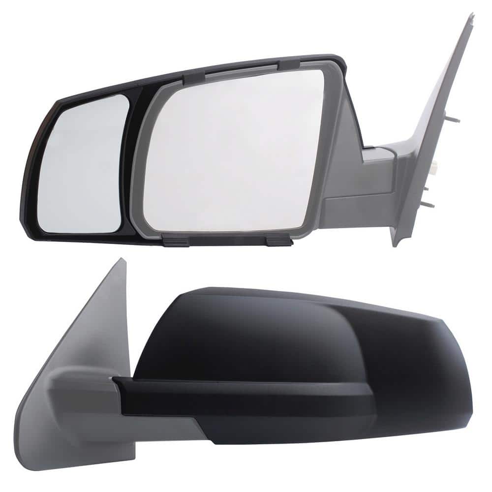 Clip-on Towing Mirror Set for 2007 – 2018 Toyota Tundra; 2008 – 2018 Toyota Sequoia - Hercitys