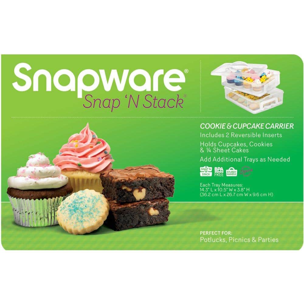 Snap N Stack 2 Layer Cupcake Carrier - Hercitys