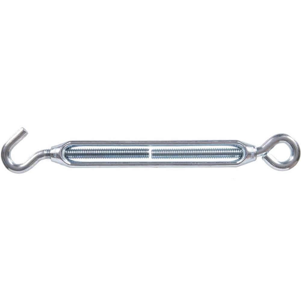 8-32 x 4-3/8 in. Hook and Eye Turnbuckle in Zinc-Plated (10-Pack) - Hercitys