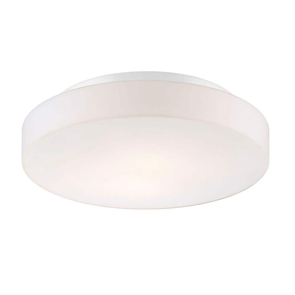 Ramata Collection 2-Light White Flush Mount - Hercitys
