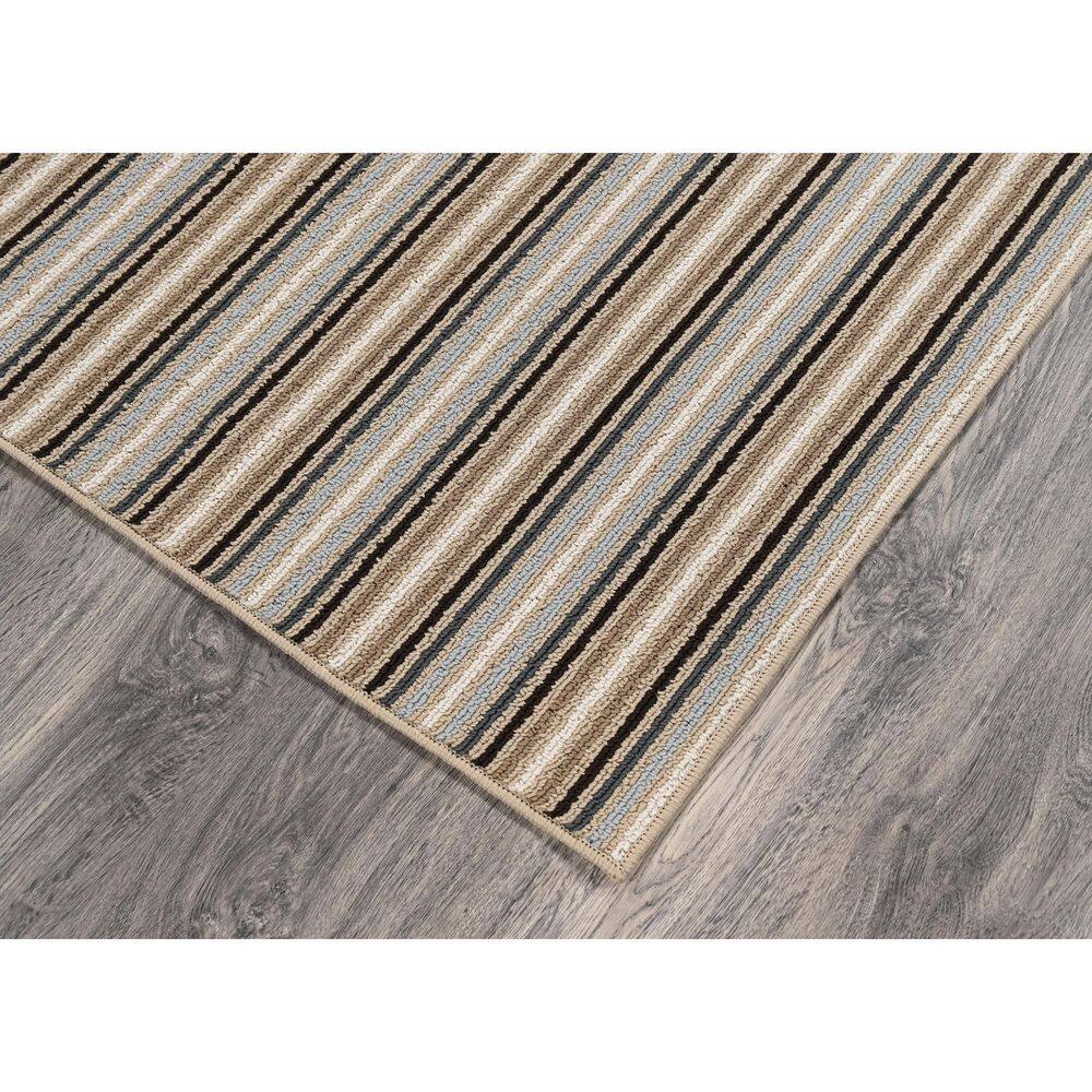 Nantucket Mutlicolor Earth Tone 5 ft. x 7 ft. Stripe Rectangle Area Rug - Hercitys