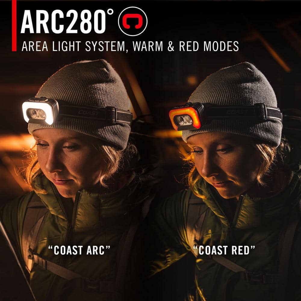 RL35R 1100 Lumens Voice Activated Rechargeable Headlamp Flashlight - Hercitys