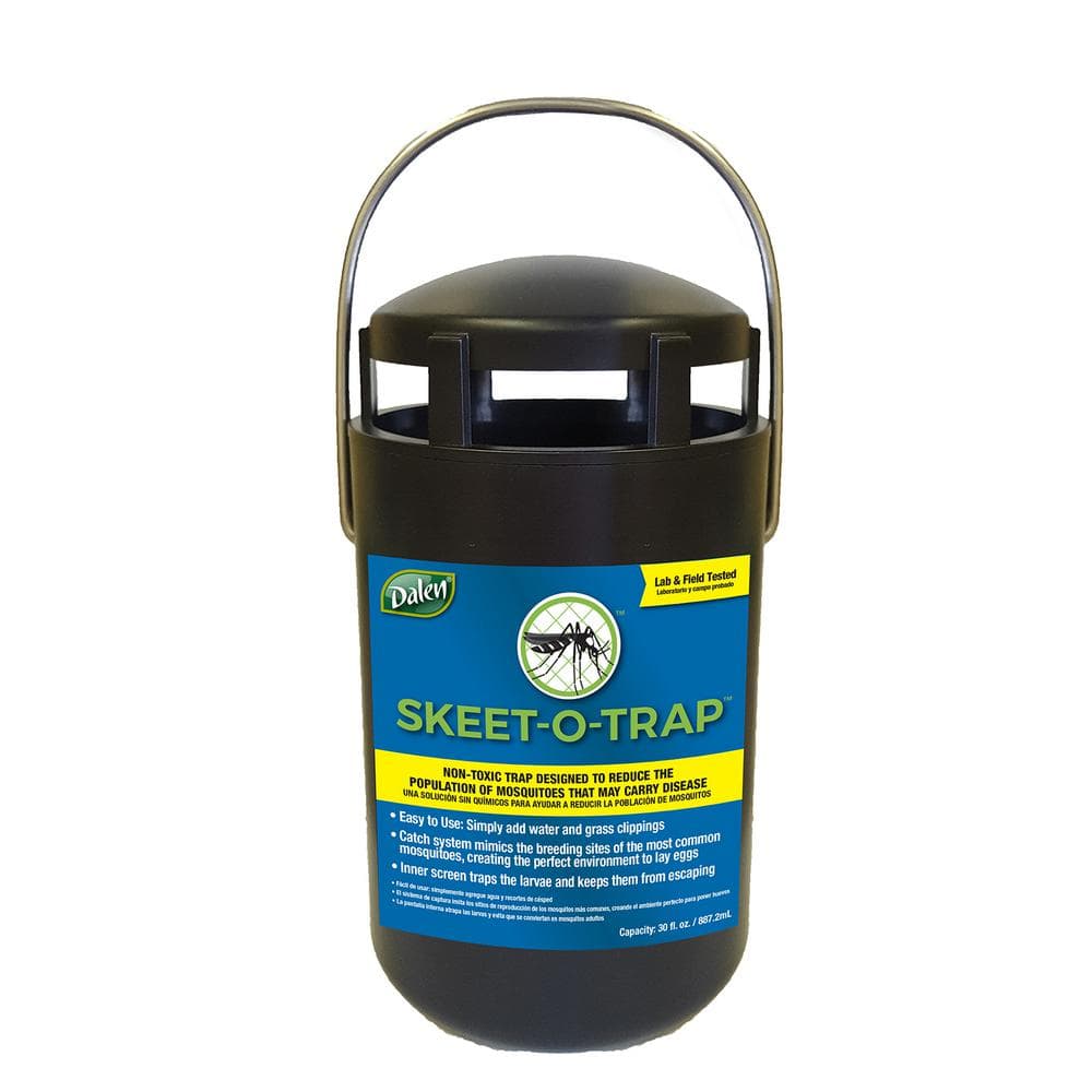 Skeet-O-Trap – 7.25 in. Safe and Effective Yard OviTrap Mosquito Killer - Hercitys