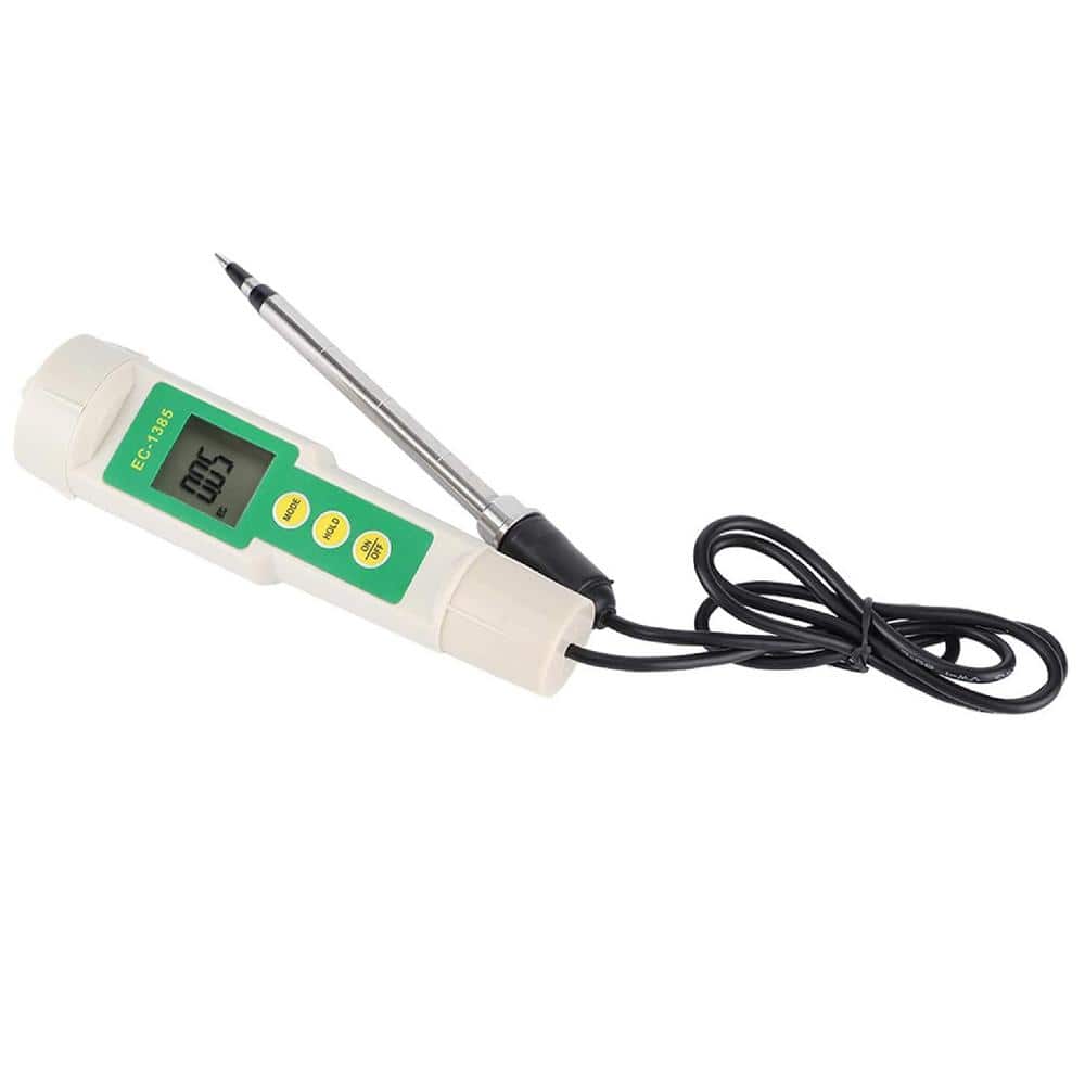 Digital Soil Meter Portable Soil Tester Salinity Meter for Agricultural Horticultural Planting Portable Soil, White - Hercitys