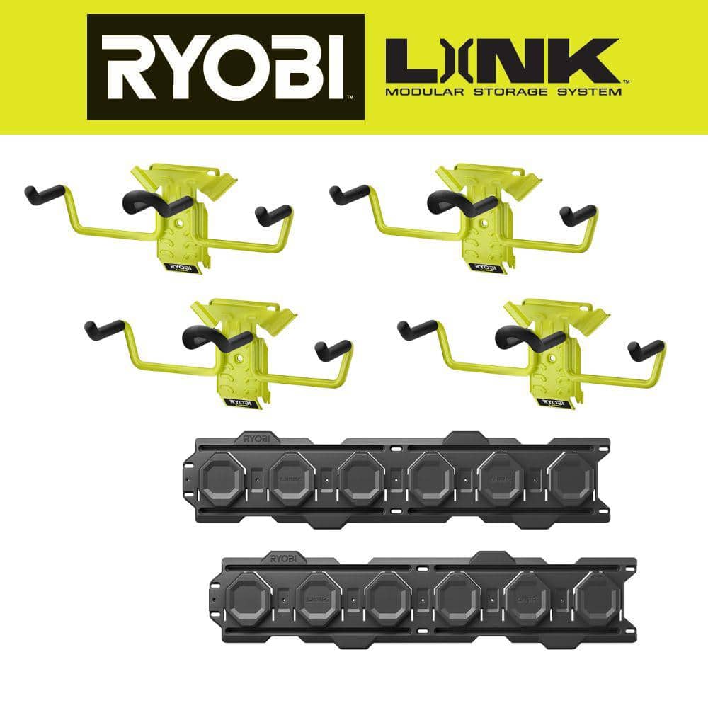 LINK Standard Hook Set (4-Pack) with Wall Rail (2-Pack) - Hercitys