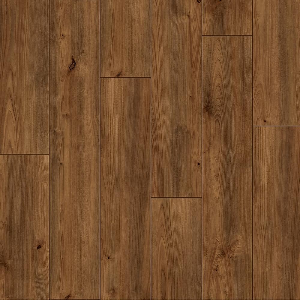 Aquinas Cove Oak 12 mm T x 8.03 in. W Waterproof Laminate Wood Flooring (15.9 sqft/case) - Hercitys