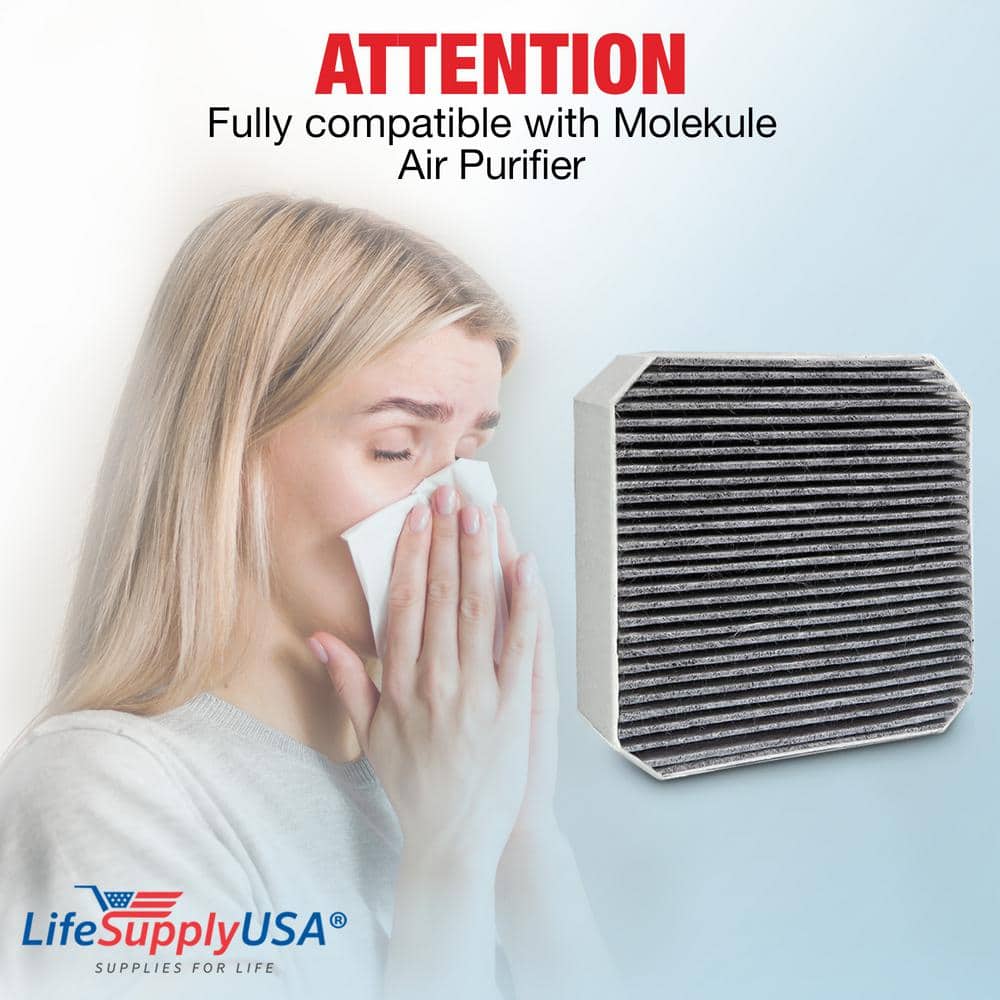 True HEPA Filter Replacement Compatible with Molekule Air Purifier - Hercitys