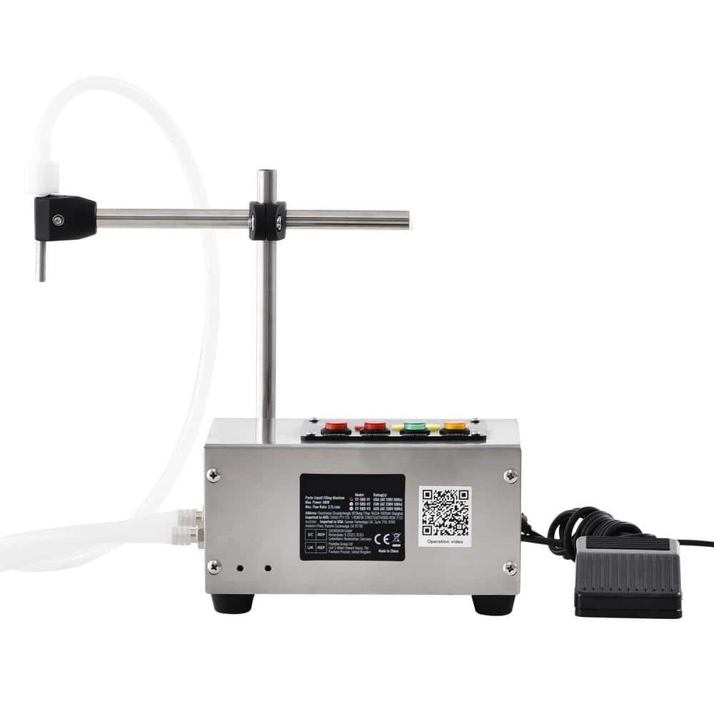 Liquid Filling Machine, 10-4000ml Capacity, Automatic Bottle Filler, Digital Control for Milk, Water, Wine, Beverages - Hercitys