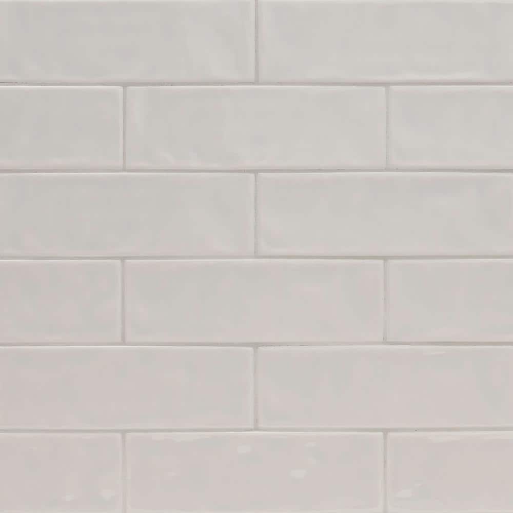 City Grigio 4 in. x 12 in. Glossy Ceramic Subway Wall Tile (9.99 sq. ft./Case) - Hercitys