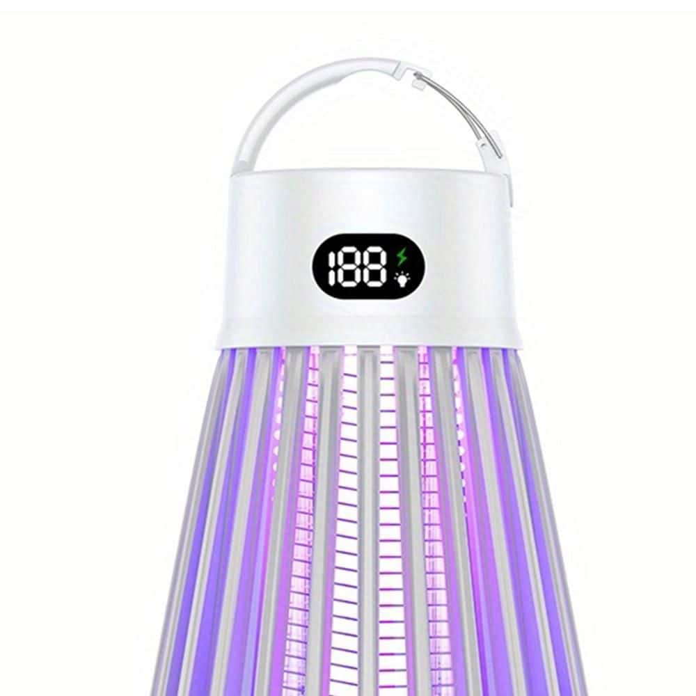 Electric UV Mosquito Killer Lamp Insect Killer Light Pest Fly Trap Catcher Harmless Odorless Noiseless Bug Zapper-White - Hercitys