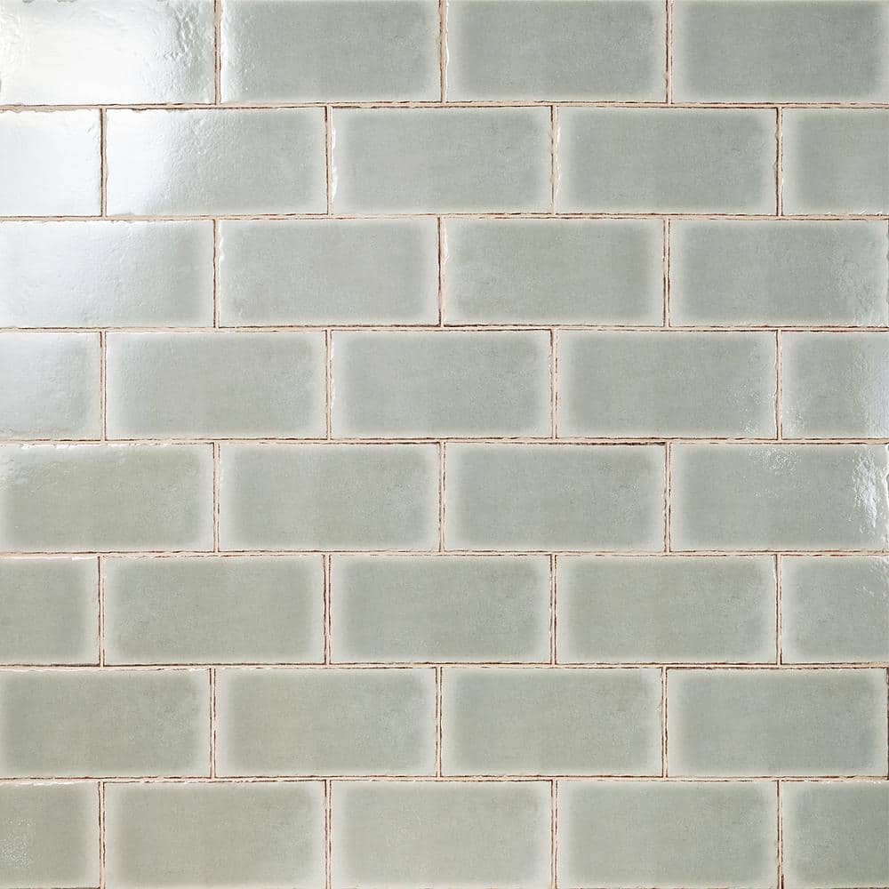 Winston Sage 6 in. x 12 in. Glazed Wall Porcelain Tile (22-Piece, 10.76 sq. ft./Case) - Hercitys