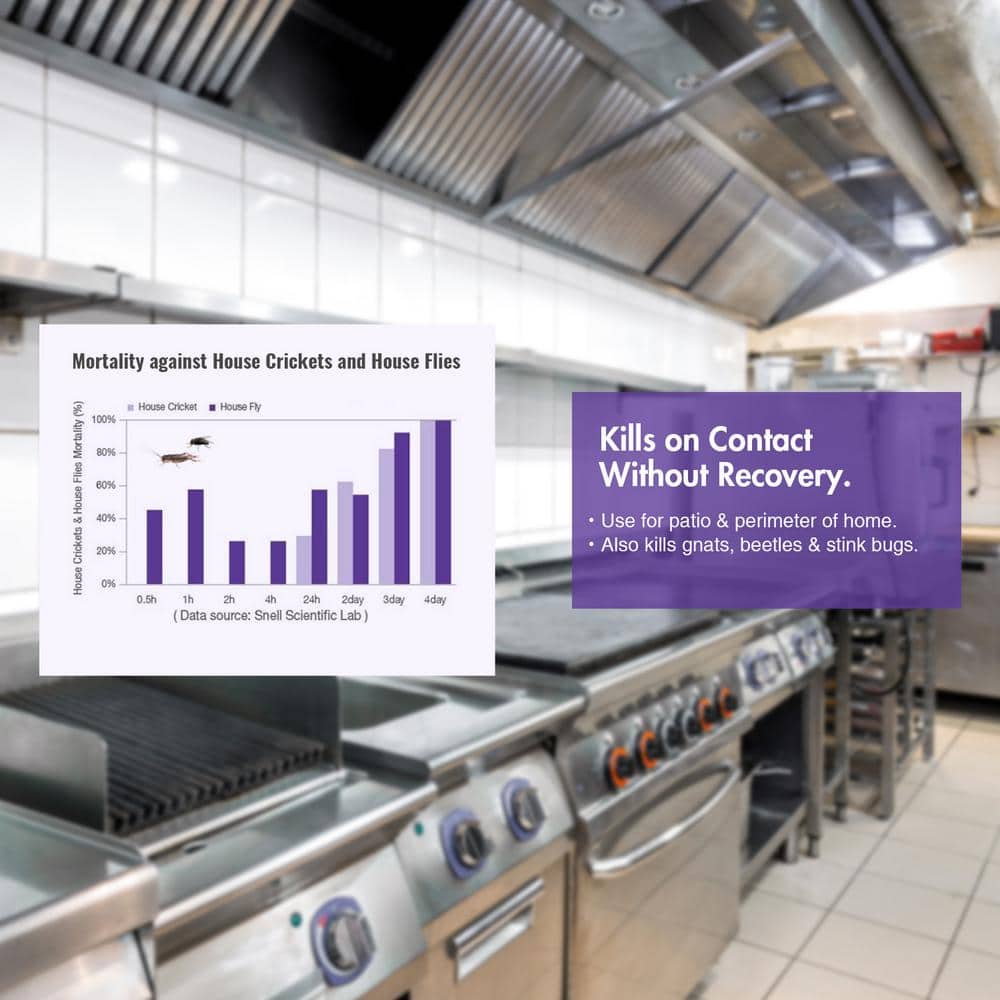 EcoVenger by EcoRaider All Purpose Insect Control 16 oz. Fleas, Moths, Springtails, Spiders, Plant-Based, Child/Pet-Safe - Hercitys