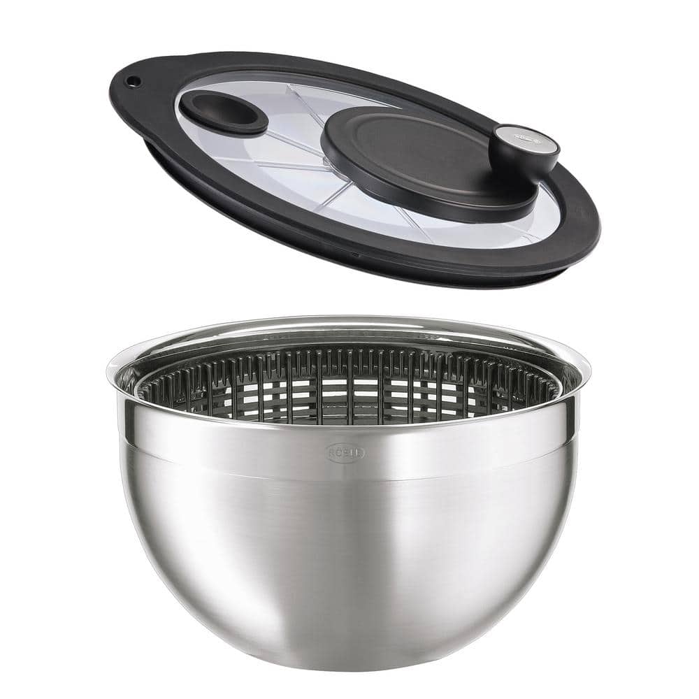 Salad Spinner with Glass Lid - Hercitys