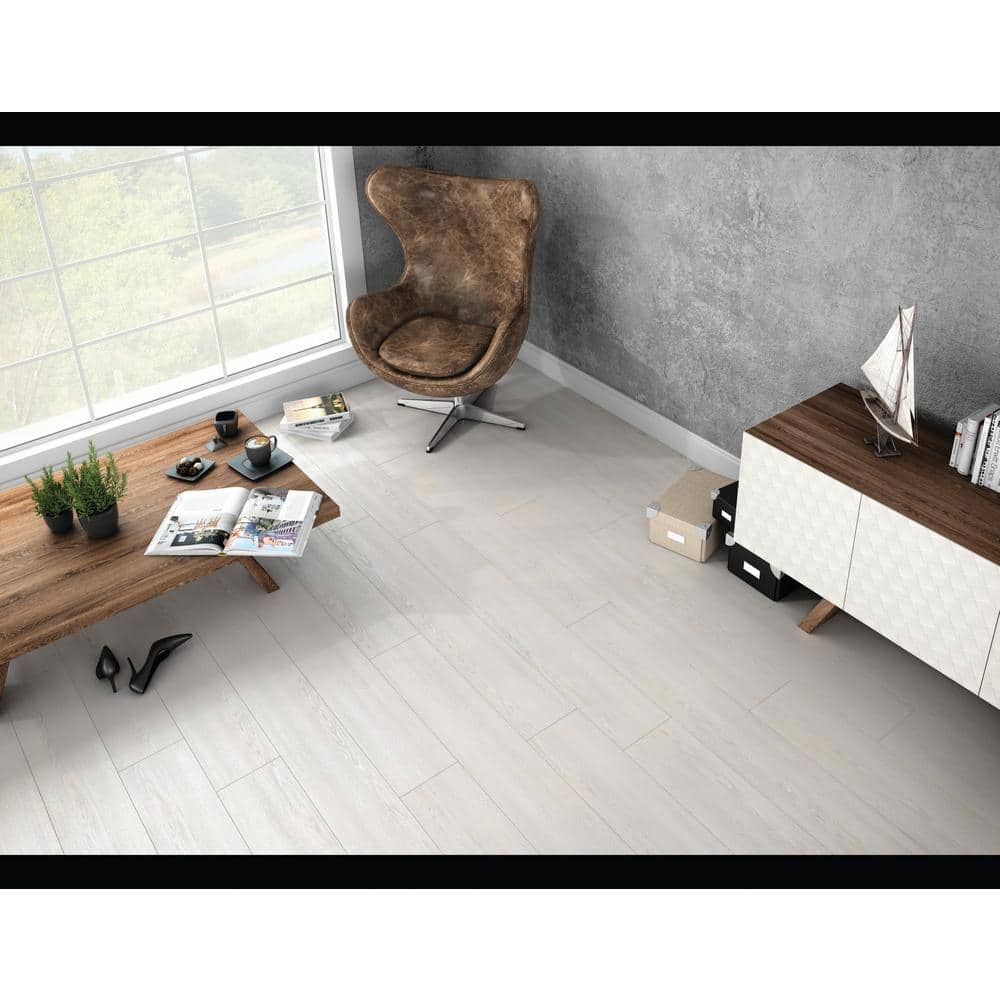 Parquet Flooring White Washed 0.38 in. T x 7.5 in. W Click Lock Engineered Hardwood Flooring (21.4 sq. ft./case) - Hercitys