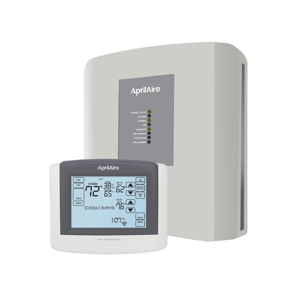 7-Day Universal Wi-Fi Programmable Thermostat with Large Touchscreen, Compatible with Amazon Alexa and Google Assistant - Hercitys