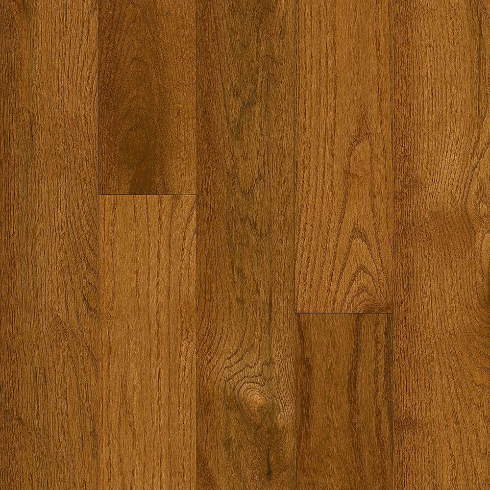 Plano Gunstock Oak 3/4 in. T x 5 in. W Smooth Solid Hardwood Flooring (23.5 sq.ft./ctn) - Hercitys
