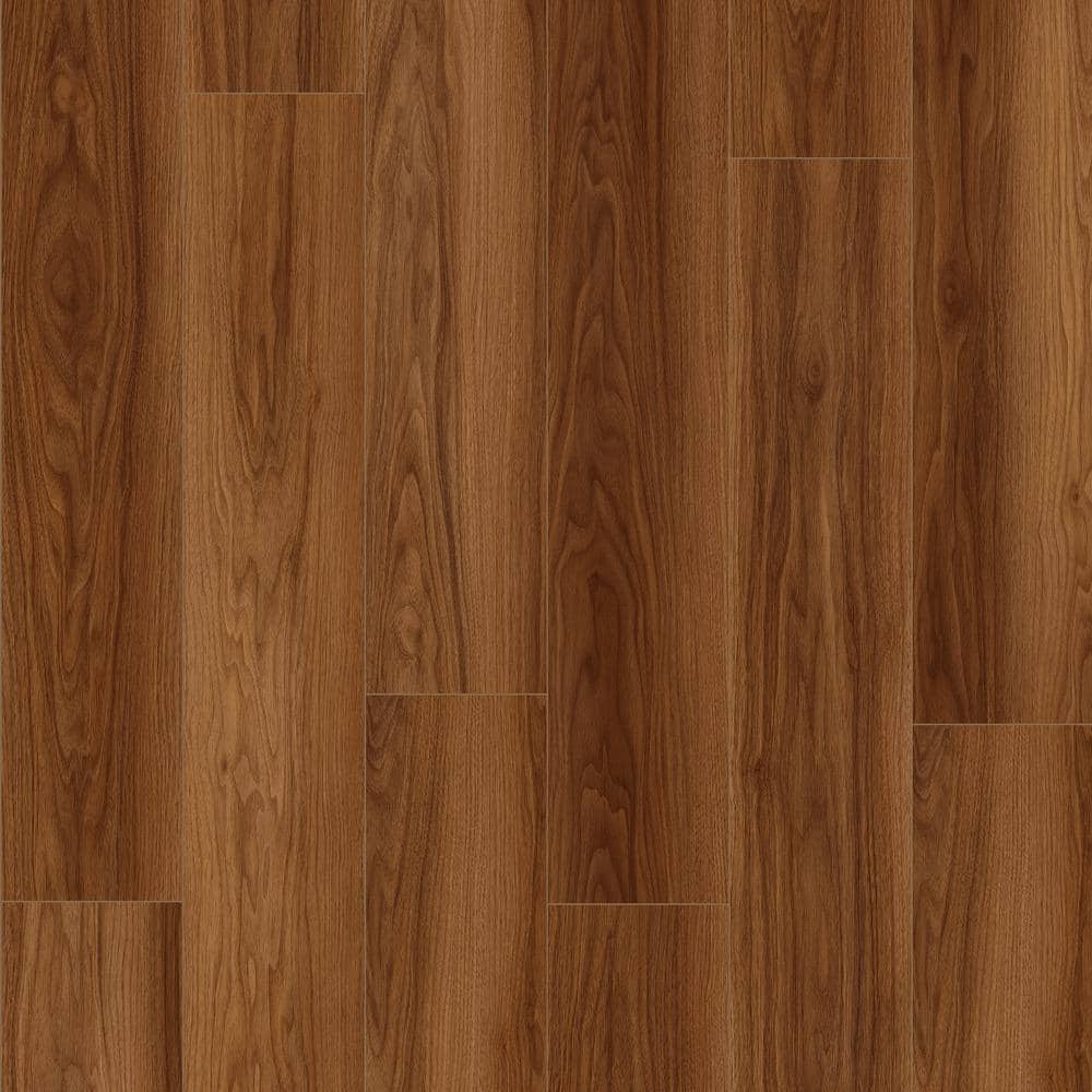 Chamblee Tuck Walnut 12 mm T x 8.03 in. W Waterproof Laminate Wood Flooring (15.9 sqft/case) - Hercitys