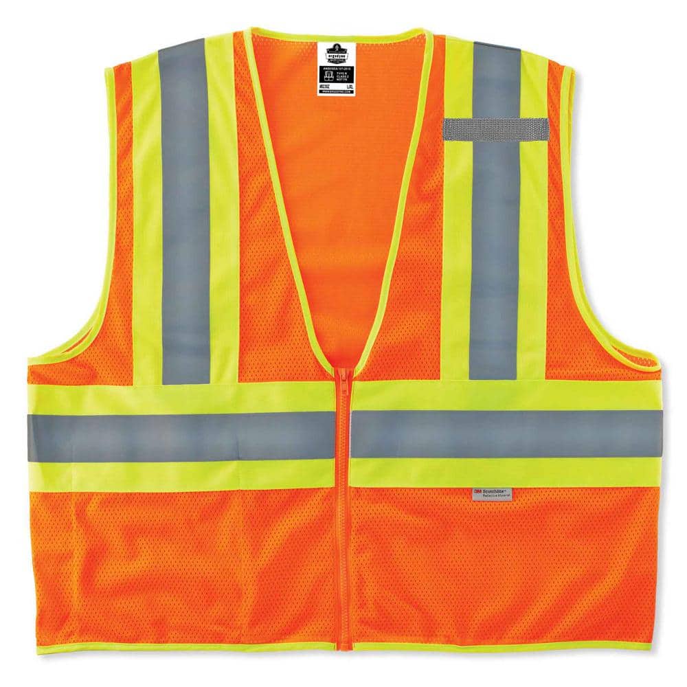 GLoWEAR 8230ZS/M Orange Hi-Vis Type R Class 2 Two-Tone Vest - Hercitys