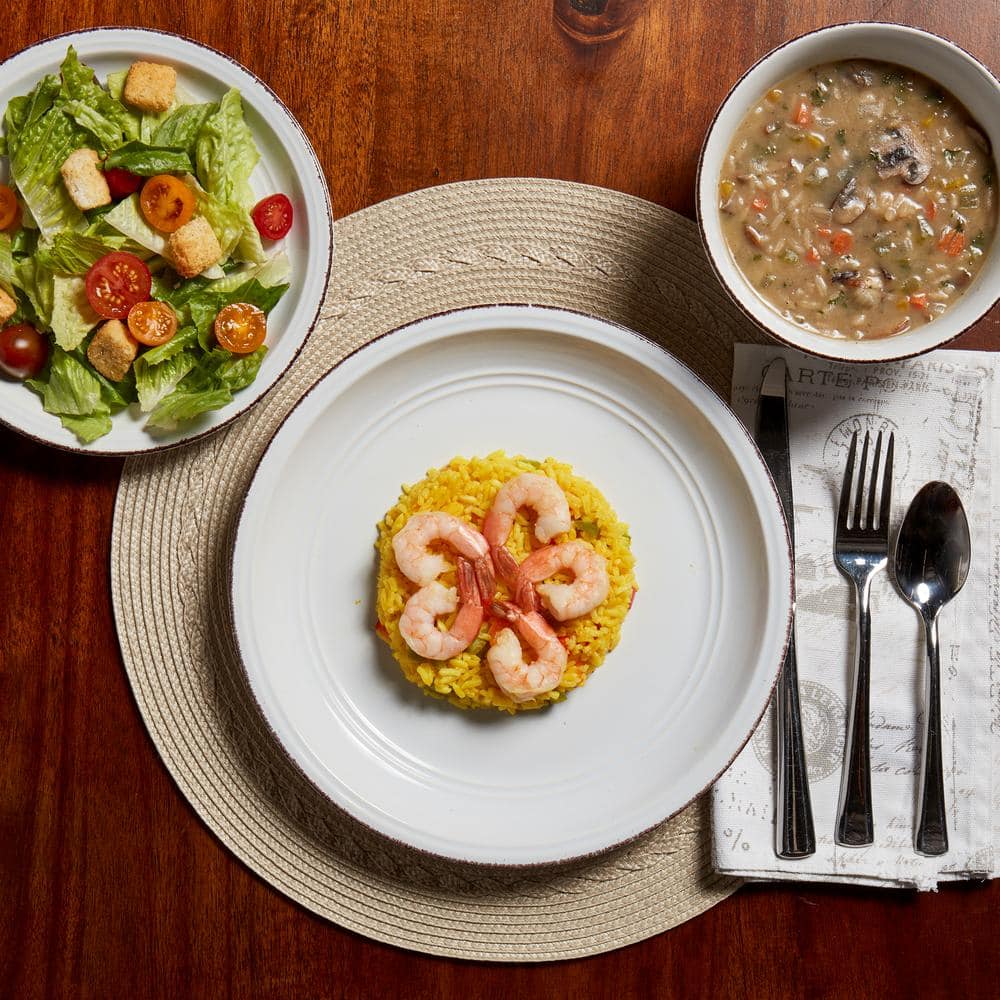 Farmhouse 12-Piece White Dinnerware Set (Service for 4) - Hercitys