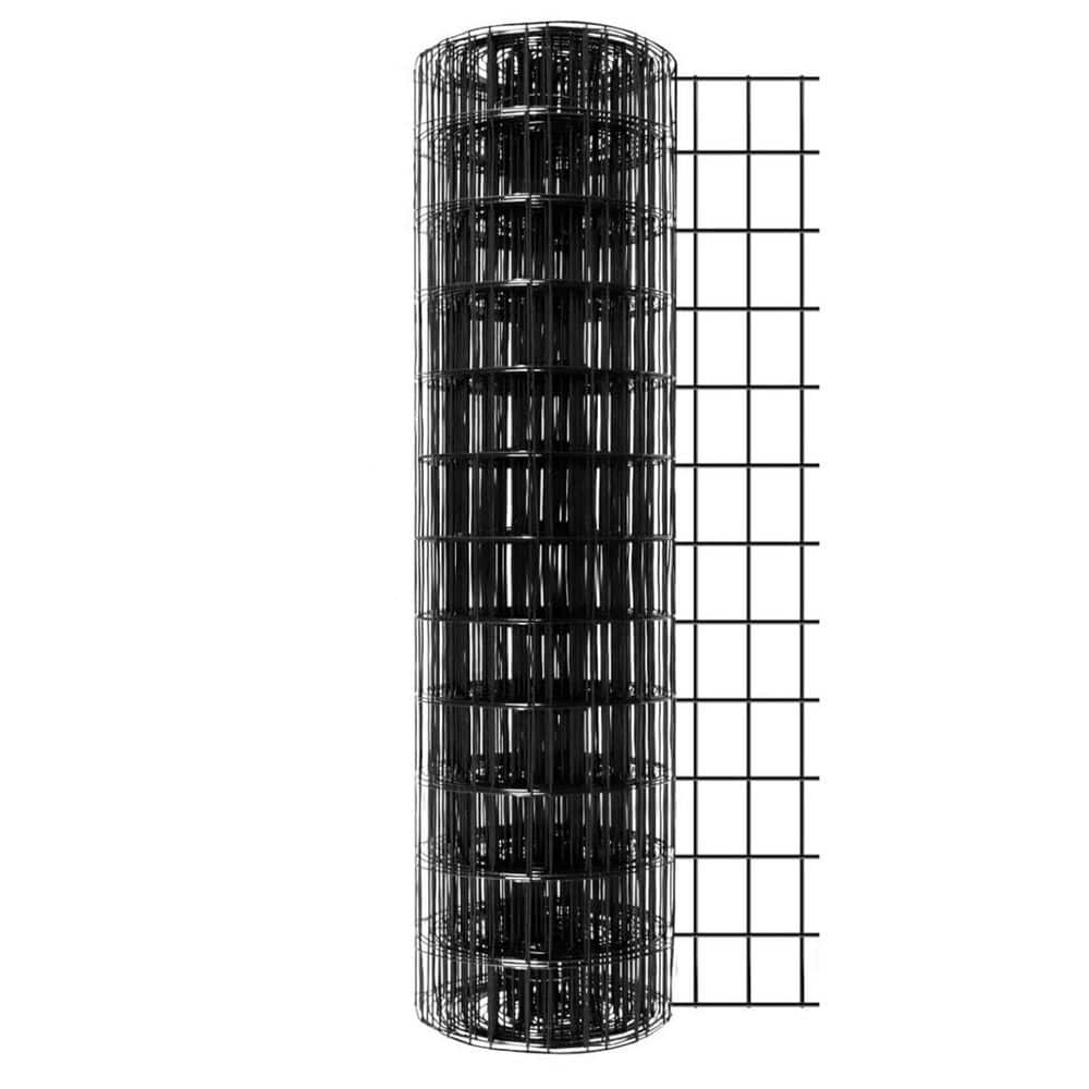 Wire Fence, 25 ft. L x 36 in. H Metal Garden Fence for Dog - Hercitys