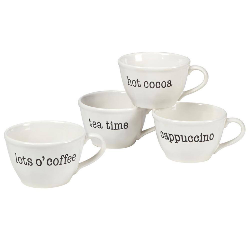 Just Words 28 oz. Jumbo Cups (Set of 4) - Hercitys