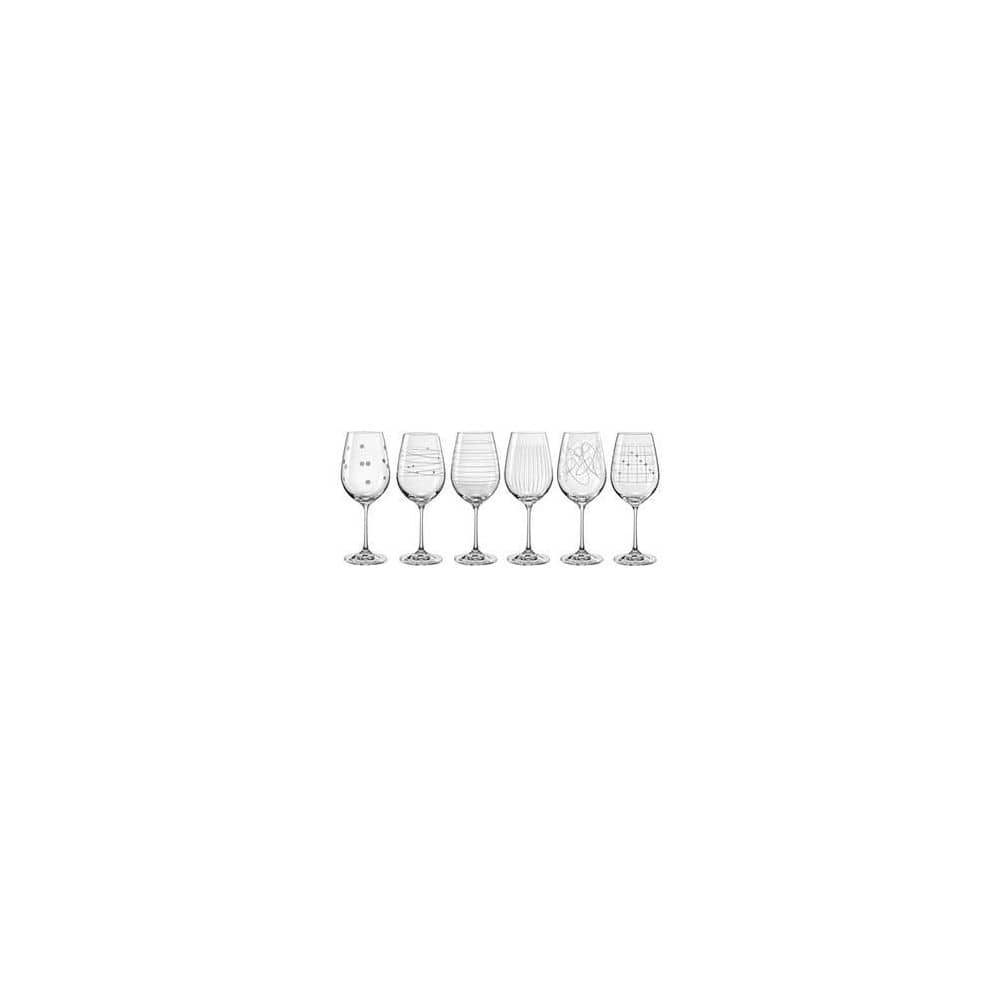 Elements 15 oz. wine 6-assorted (Set of 6) - Hercitys