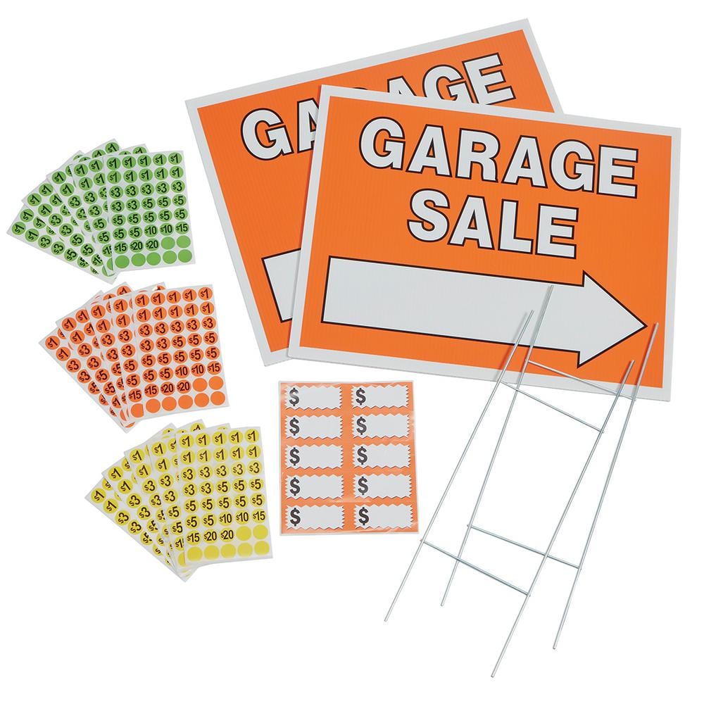 Garage Sale Sign Kit (614-Piece) - Hercitys