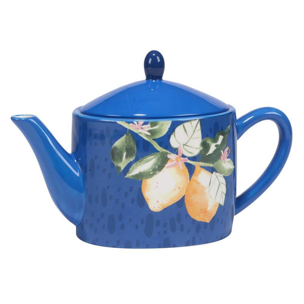 Lemonade 4.5-Cup Multicolored Earthenware Teapot - Hercitys