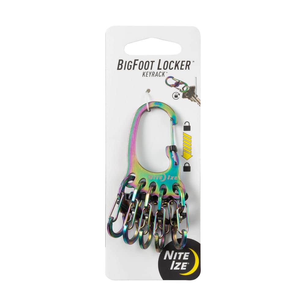 Stainless Steel BigFoot Locker KeyRack in Spectrum - Hercitys