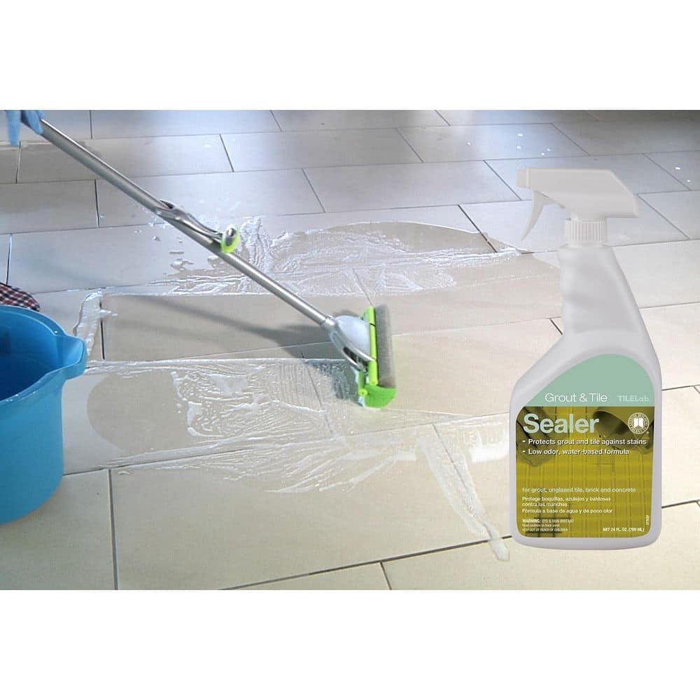 TileLab 1 qt. Penetrating Sealer for Tile, Concrete, Porcelain, Stone and Grout - Hercitys